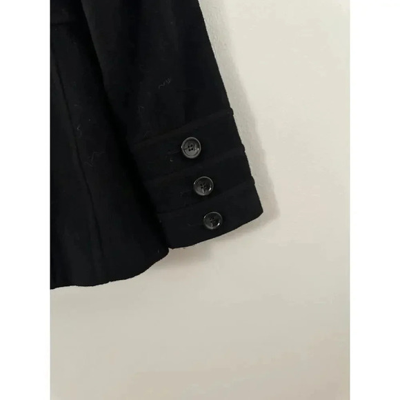 St. John's Bay Black Pea Coat - Picture 4 of 4